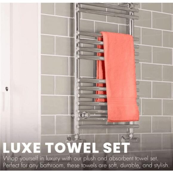 Linen Terry Bath Towel 100% Cotton Towels & Washcloths, Multicolor, - Picture 6 of 7